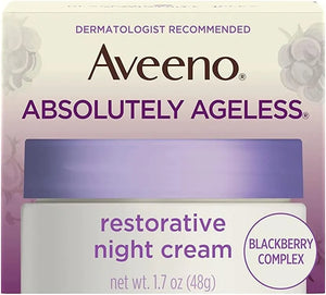 Aveeno Absolutely Ageless Restorative Night Cream jar 1.7 oz