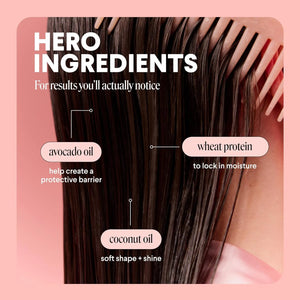 MONDAY Haircare Smooth shampoo and conditioner ingredients avocado oil coconut oil and wheat protein