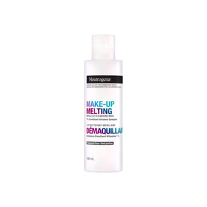 Front view of Neutrogena Make-Up Melting Micellar Cleansing Milk 198 mL bottle.