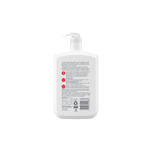 Back view of Neutrogena Ultra Gentle Cleanser with Vitamin B5 showing ingredients and directions.
