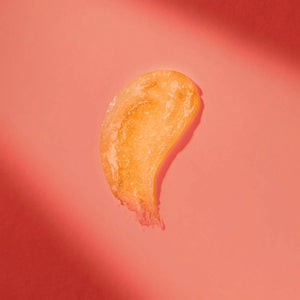 Texture swatch of Tree Hut Sweet Pumpkin Shea Sugar Scrub showing rich exfoliating sugar formula.
