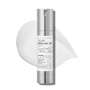 VT COSMETICS CICA Reedle Shot 300 microneedling serum bottle 50ml with texture