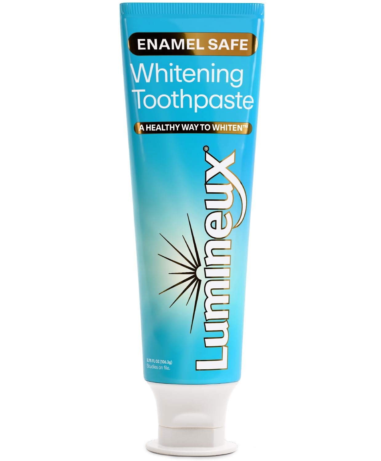 Lumineux Teeth Whitening Toothpaste Peroxide Free Enamel Safe for Sensitive Whiter Teeth, Fluoride Free, No Alcohol, Artificial Colors, SLS Free Dentist Formulated - 3.75 Oz