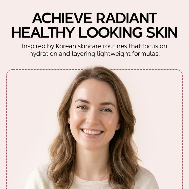 Rice Toner & Ampoule Skincare Set – 3 Step Rice Skincare Routine with Niacinamide & Ceramide, Brightening & Hydrating K-Beauty Inspired Korean Skincare | 360 Essentials