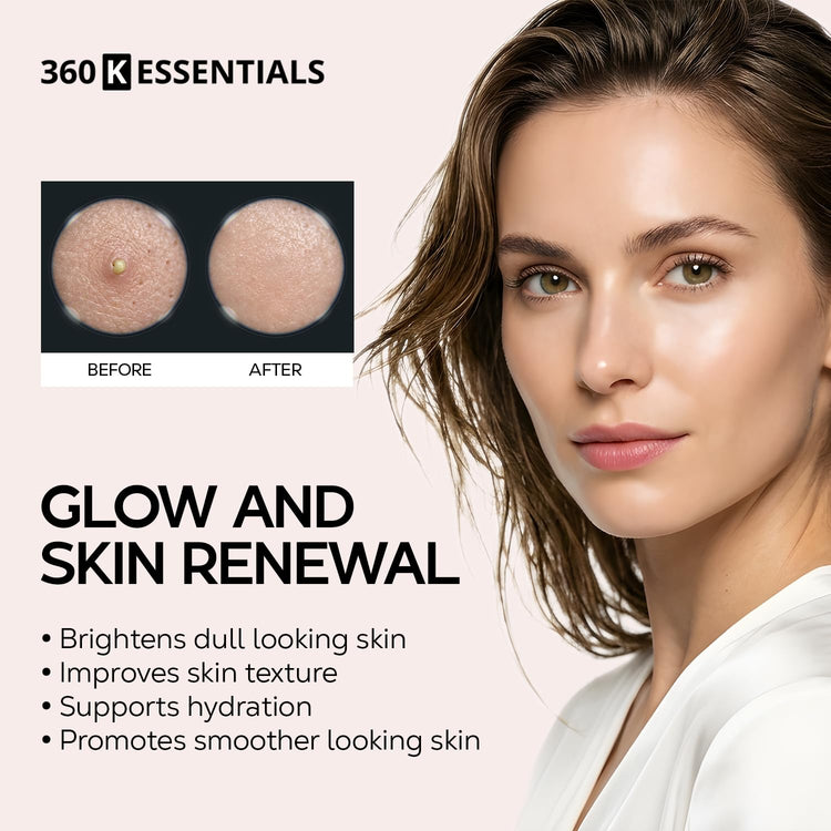 Rice Toner & Ampoule Skincare Set – 3 Step Rice Skincare Routine with Niacinamide & Ceramide, Brightening & Hydrating K-Beauty Inspired Korean Skincare | 360 Essentials
