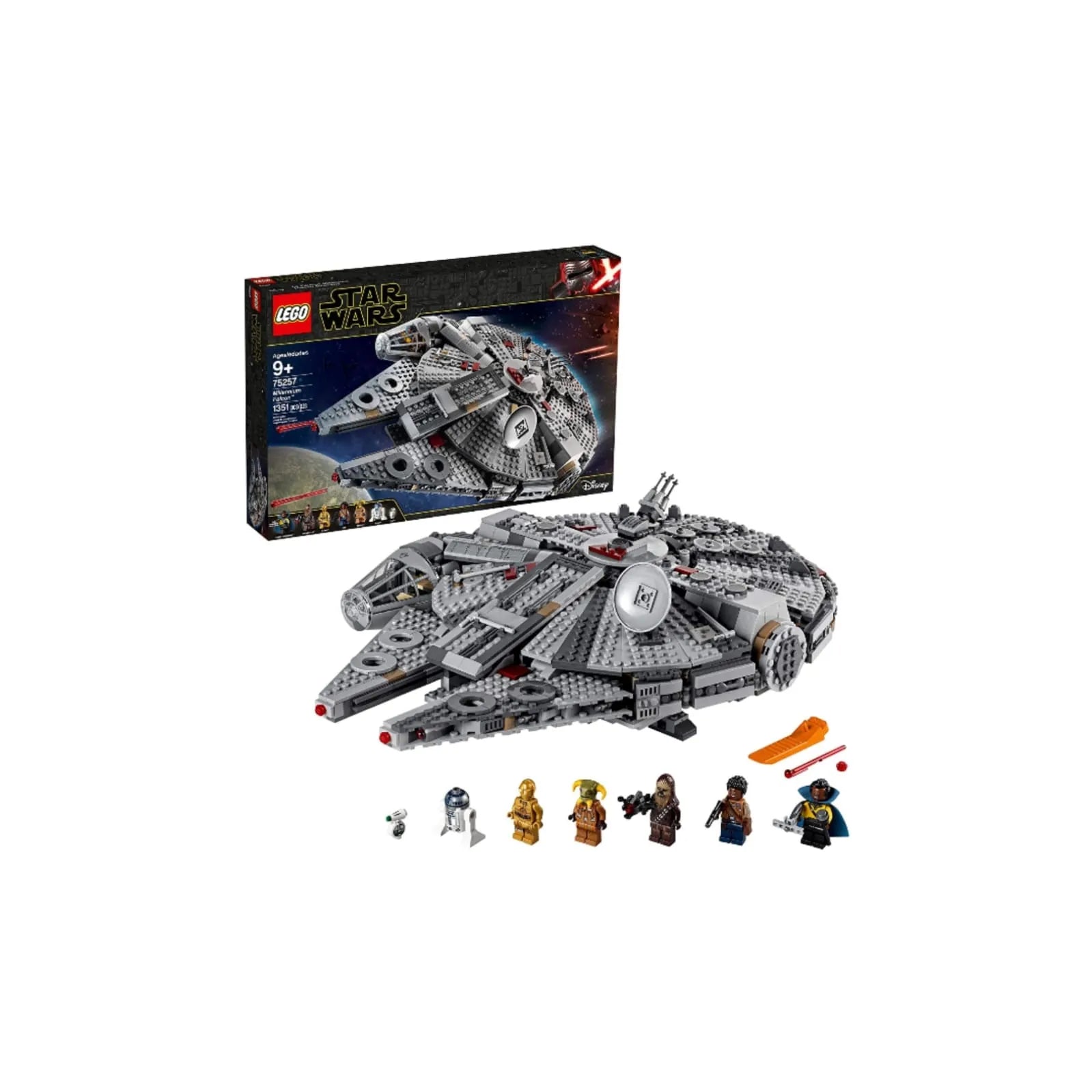 LEGO: The Rise of Skywalker Millennium Falcon 75257 Building Kit (1, 351 Pieces)
