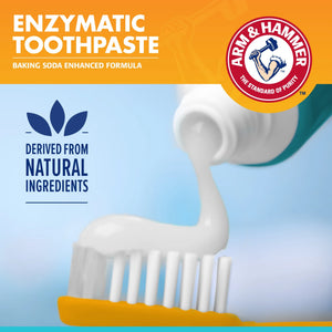 Arm & Hammer enzymatic dog toothpaste with baking soda formula derived from natural ingredients