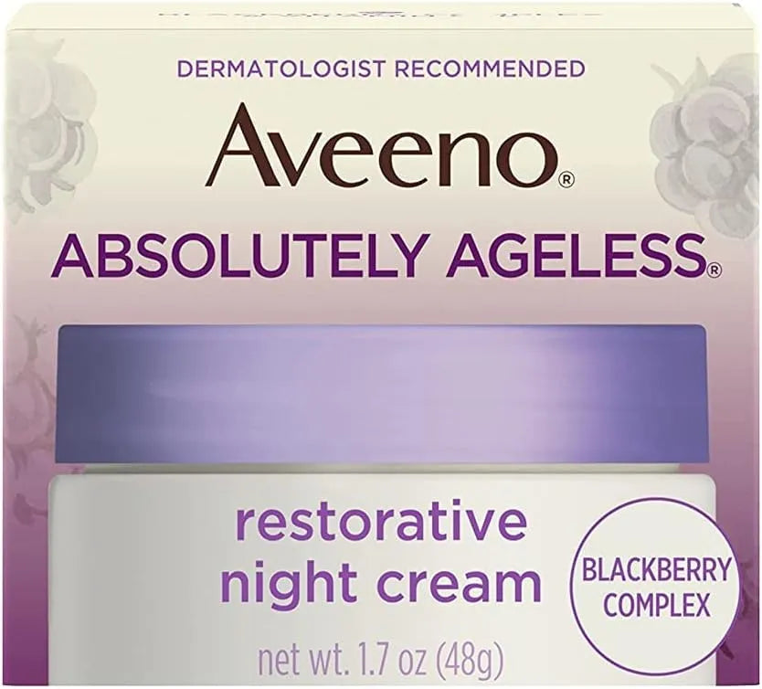 Aveeno Absolutely Ageless Restorative Night Cream jar 1.7 oz