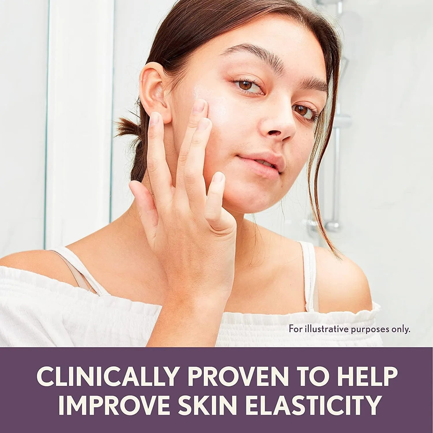 Aveeno Absolutely Ageless Night Cream clinically proven to improve skin elasticity