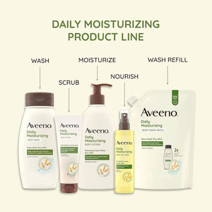 Aveeno Daily Moisturizing Body Oil Mist 6.7 fl oz product label