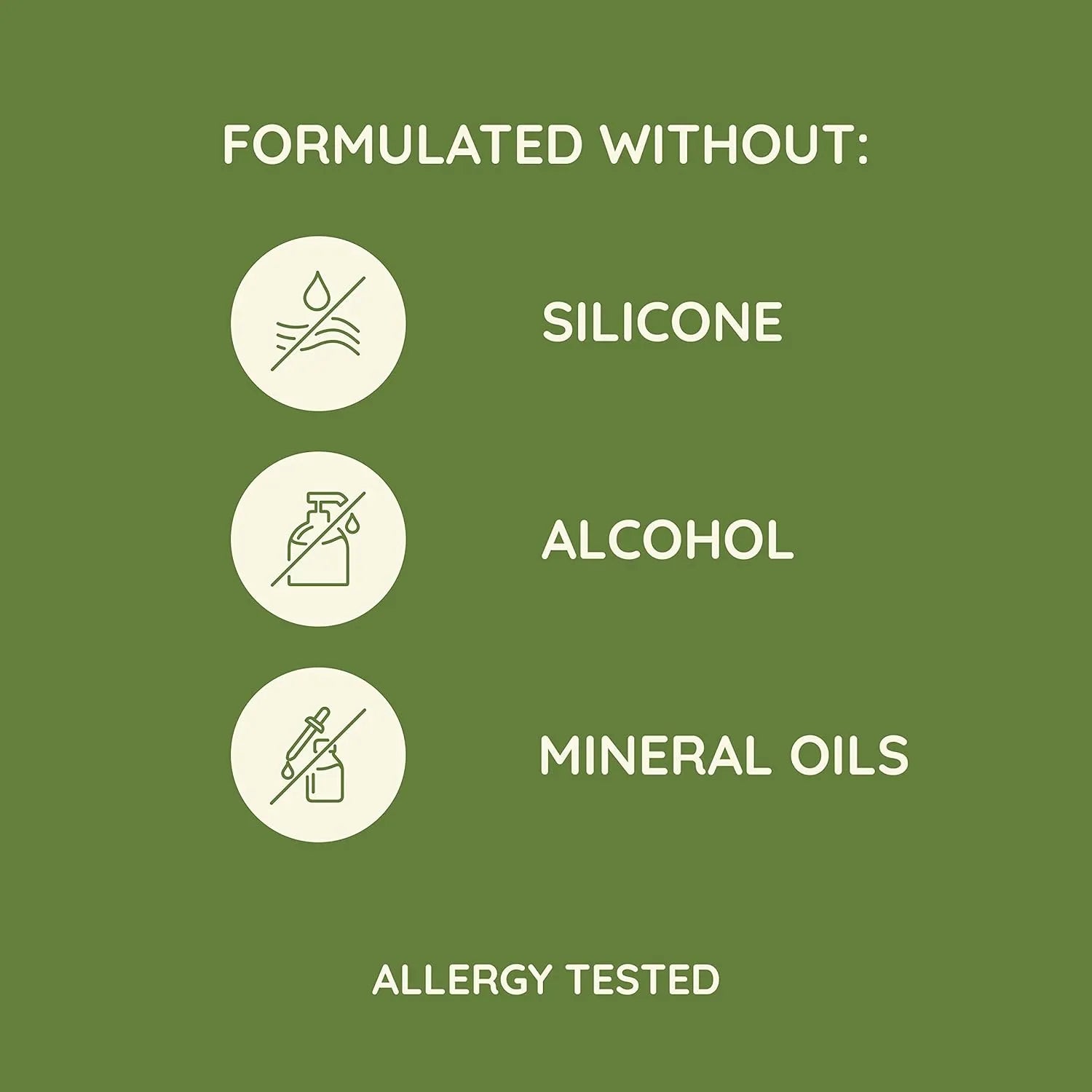 Aveeno body oil mist free from silicone alcohol and mineral oils