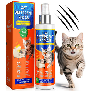 Ballsill cat deterrent spray 150ml bottle and packaging box for furniture protection and scratch prevention.