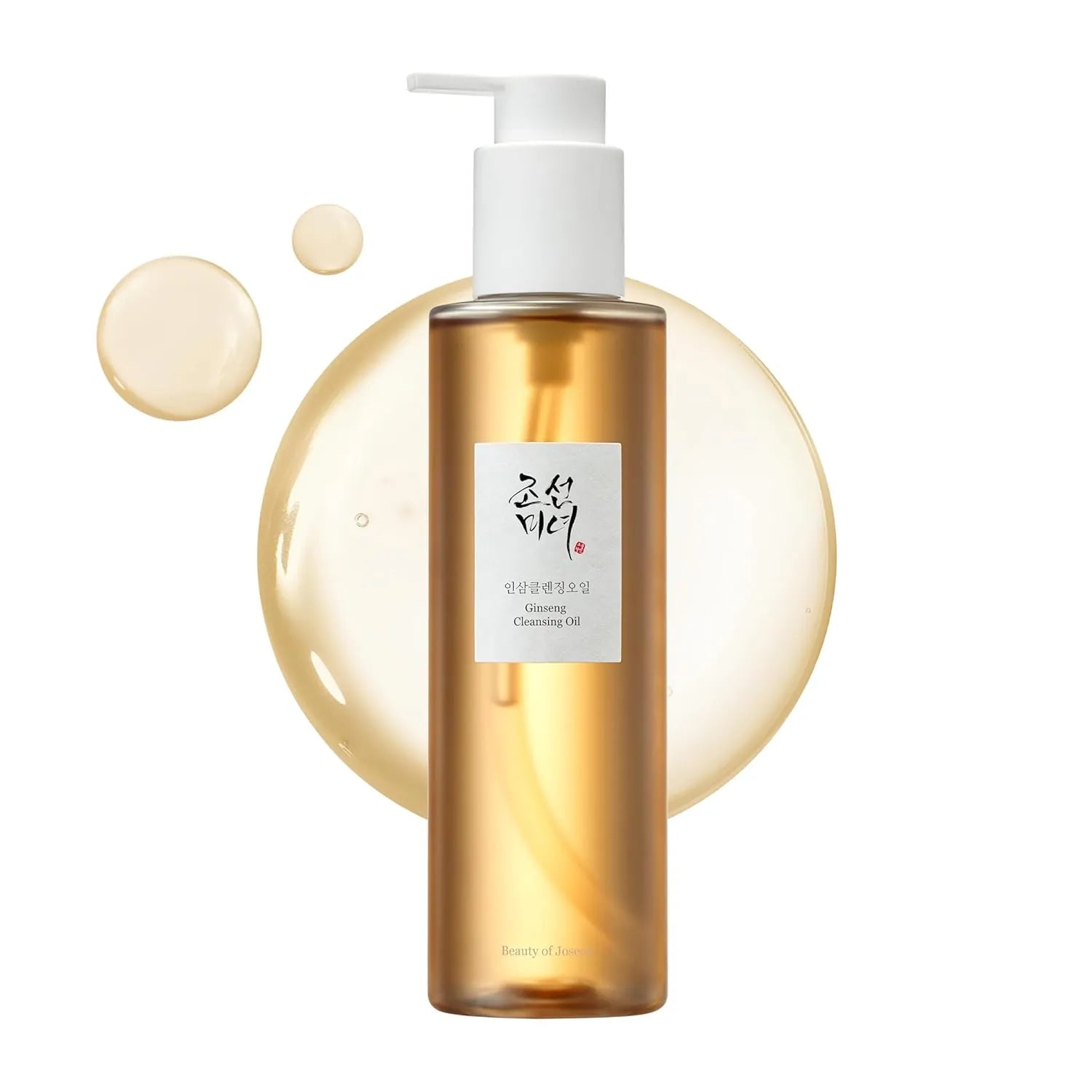 Front view of Beauty of Joseon Ginseng Cleansing Oil bottle, 210ml Korean skincare