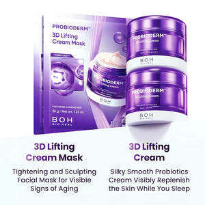 BIOHEAL BOH Probioderm 3D Lifting Cream and lifting cream mask for anti-aging care