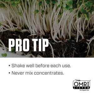 Botanicare Hydroguard OMRI listed organic root inoculant with usage instructions