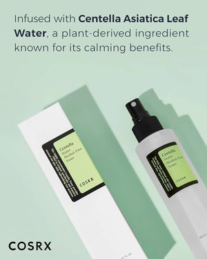 COSRX toner infused with Centella Asiatica leaf water for calming skin