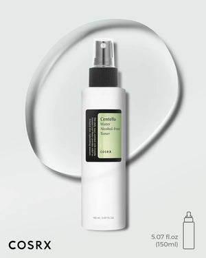 COSRX Centella Water Alcohol-Free Toner bottle with original packaging