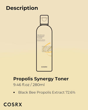 COSRX Propolis Synergy Toner lightweight hydrating texture close up