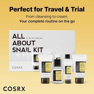 COSRX All About Snail Mucin mini travel skincare kit