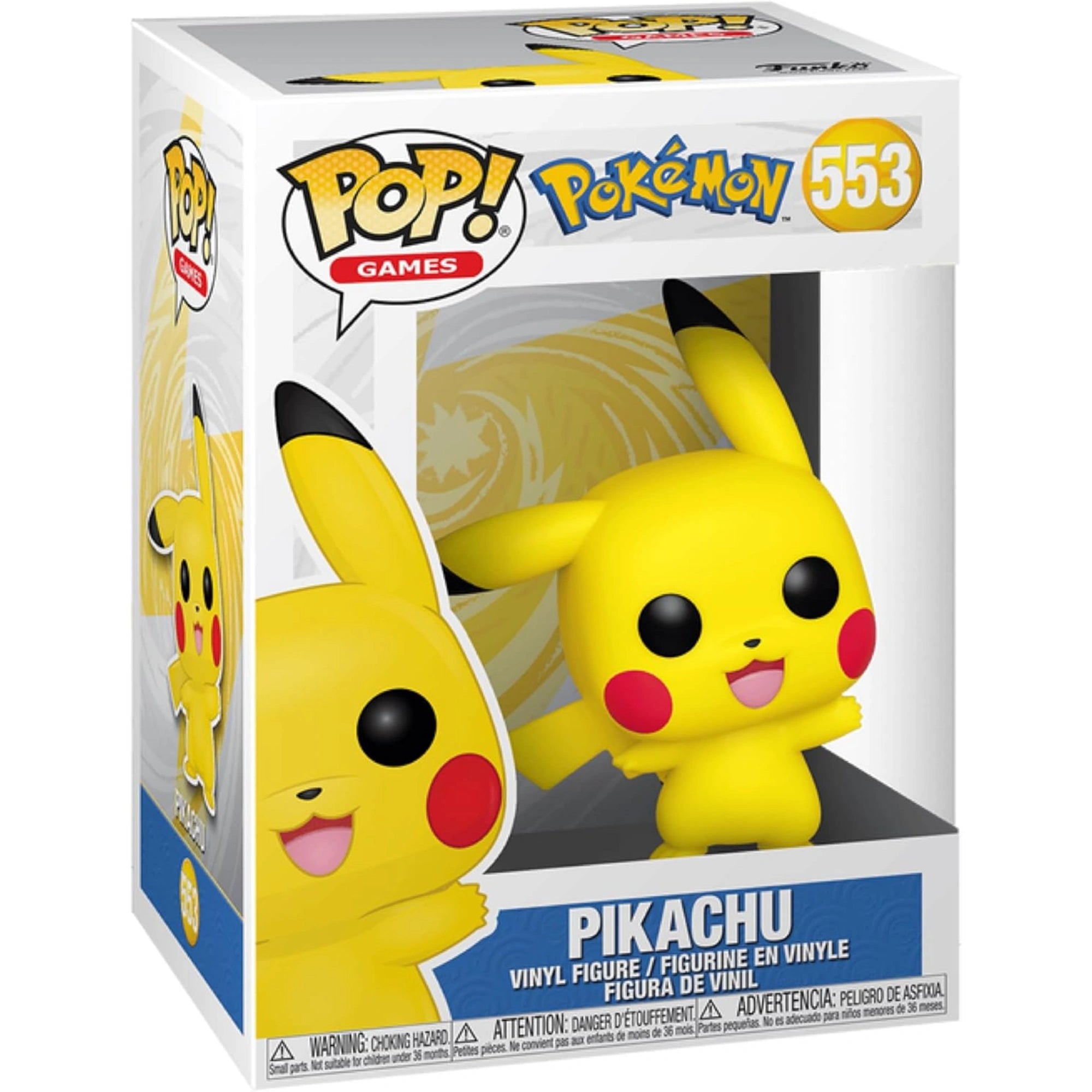 Funko Pop Games Pokémon Pikachu #553 vinyl figure in original display box