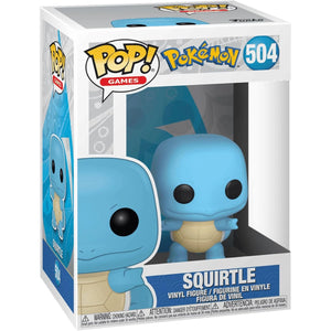 Funko Pop Games Pokémon Squirtle #504 vinyl figure in original display box