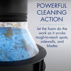 Glisten garbage disposer cleaner safe for septic systems garbage disposers and drain pipes with blue foaming action