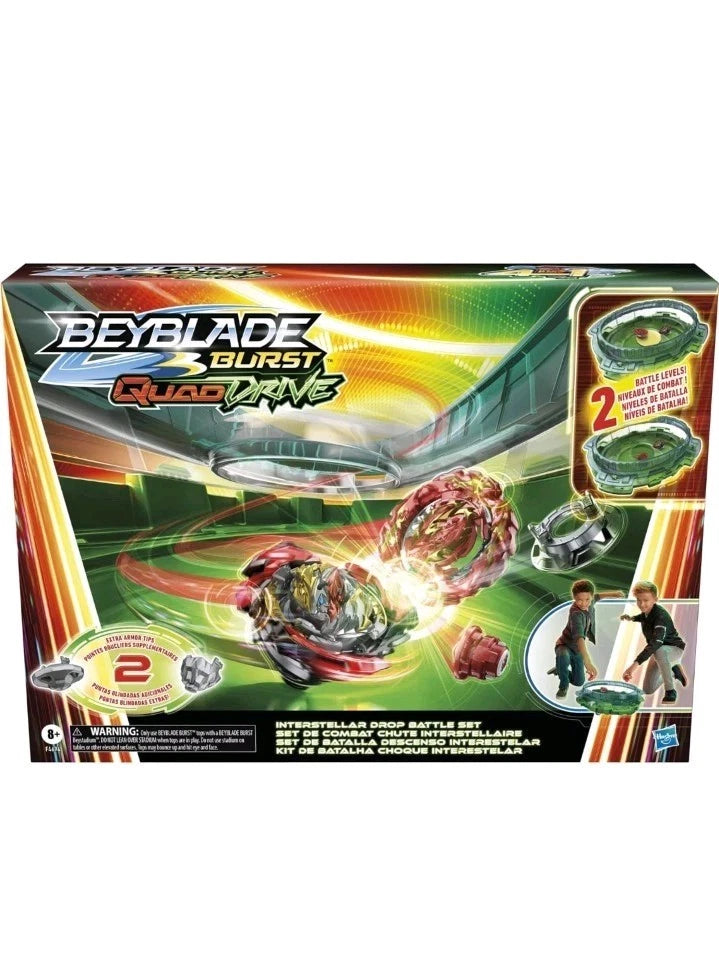 Hasbro Beyblade Burst QuadDrive Interstellar Drop Battle Set retail packaging