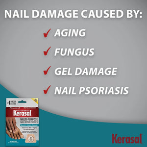 Kerasal multi purpose nail repair treatment for nail damage caused by aging fungus gel damage and nail psoriasis