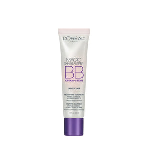 L'Oréal Paris Magic Skin Beautifier BB Cream Light 1 fl oz tube lightweight tinted moisturizer for natural coverage and hydrated skin