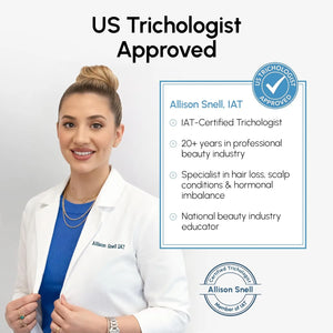 MAREE Keratin Hair Mask labeled US trichologist approved with professional endorsement details