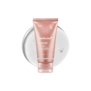 Medicube Collagen Night Wrapping Mask tube 75 ml with collagen extract, niacinamide and ceramide NP for overnight hydration and firming