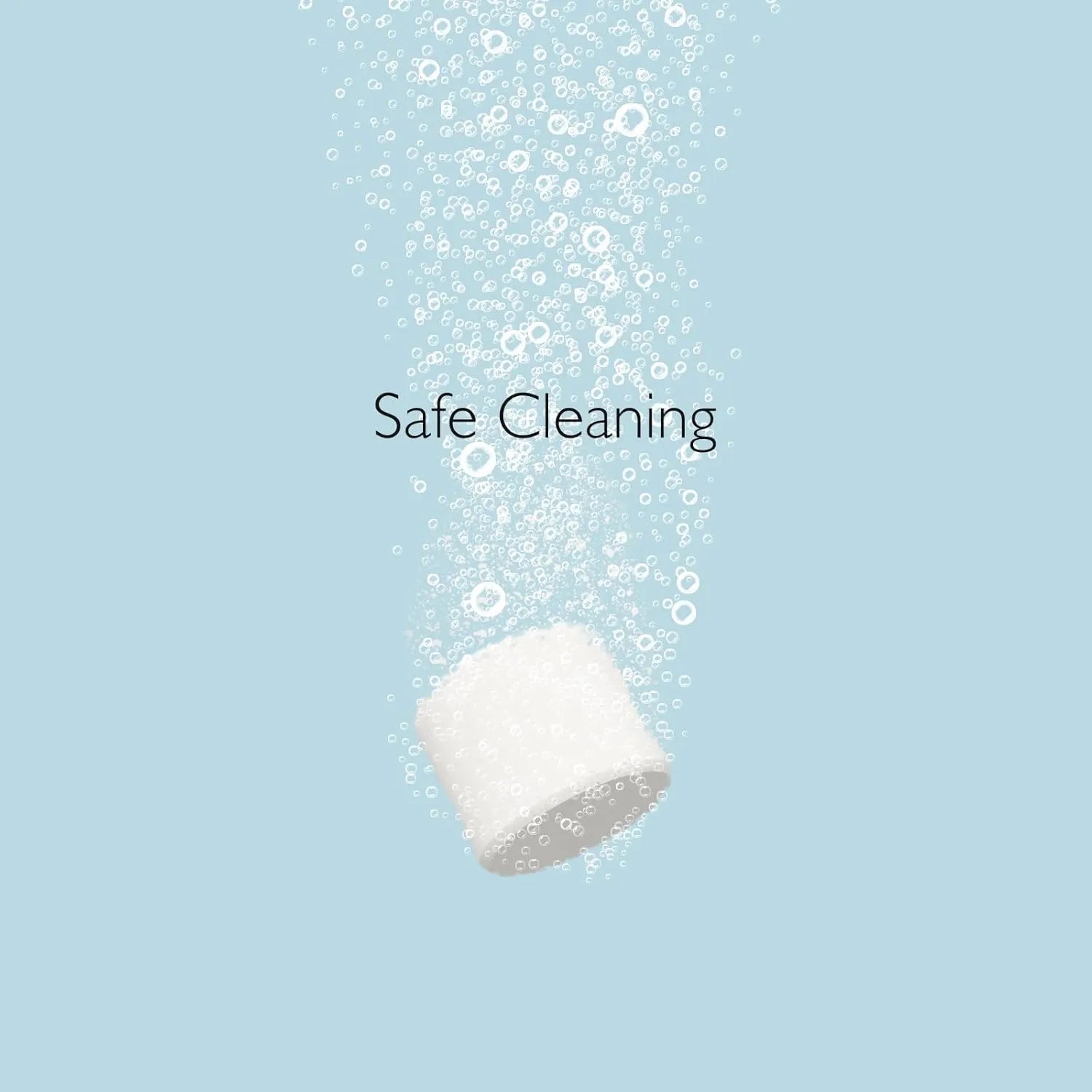 Momcozy bottle washer detergent tablet dissolving in water for safe baby bottle cleaning
