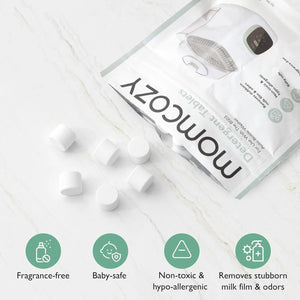 Momcozy KleanPal Pro detergent tablets fragrance free baby safe non toxic bottle washer cleaning tablets