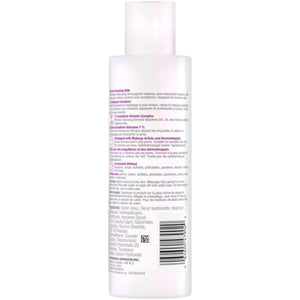 Back view of Neutrogena Make-Up Melting Micellar Cleansing Milk 198 mL showing ingredients and directions.