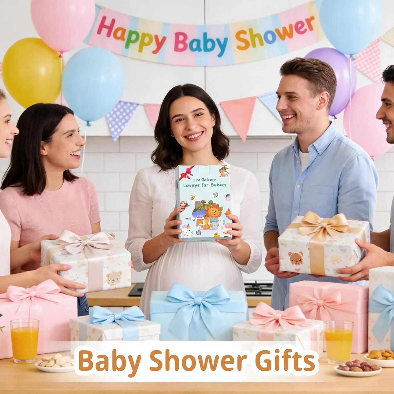 Pro Goleem elephant security blanket presented as baby shower gift