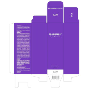 Probioderm 3D Lifting Cream Mist product packaging flat layout