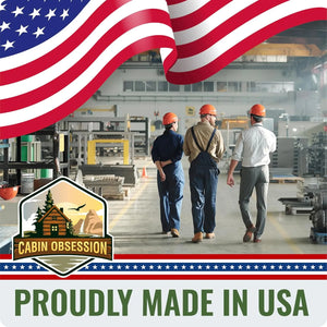 Septic tank treatment manufactured in the USA with factory production background