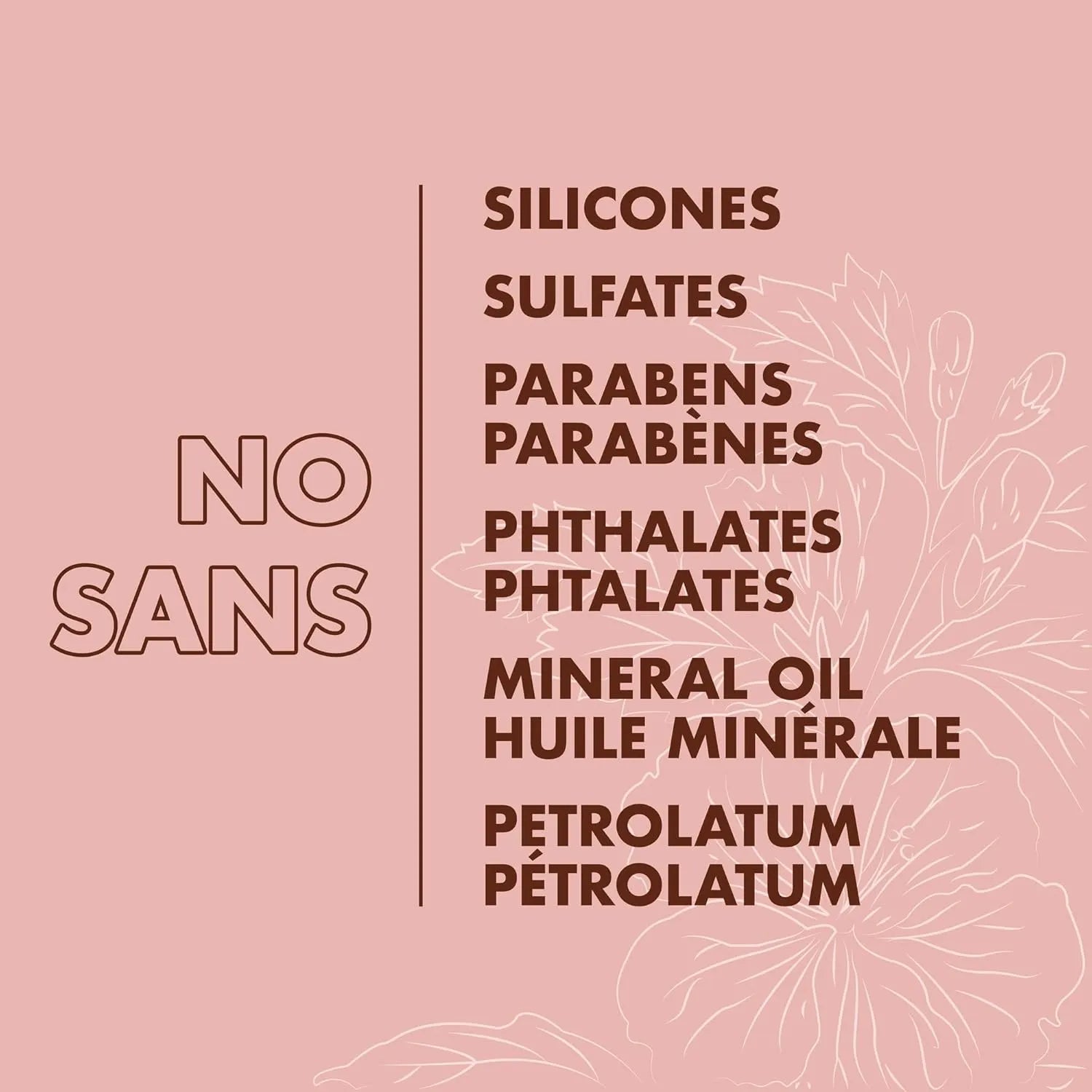 Shea Moisture Coconut and Hibiscus hair care formula made without sulfates, silicones, parabens, phthalates, mineral oil or petrolatum