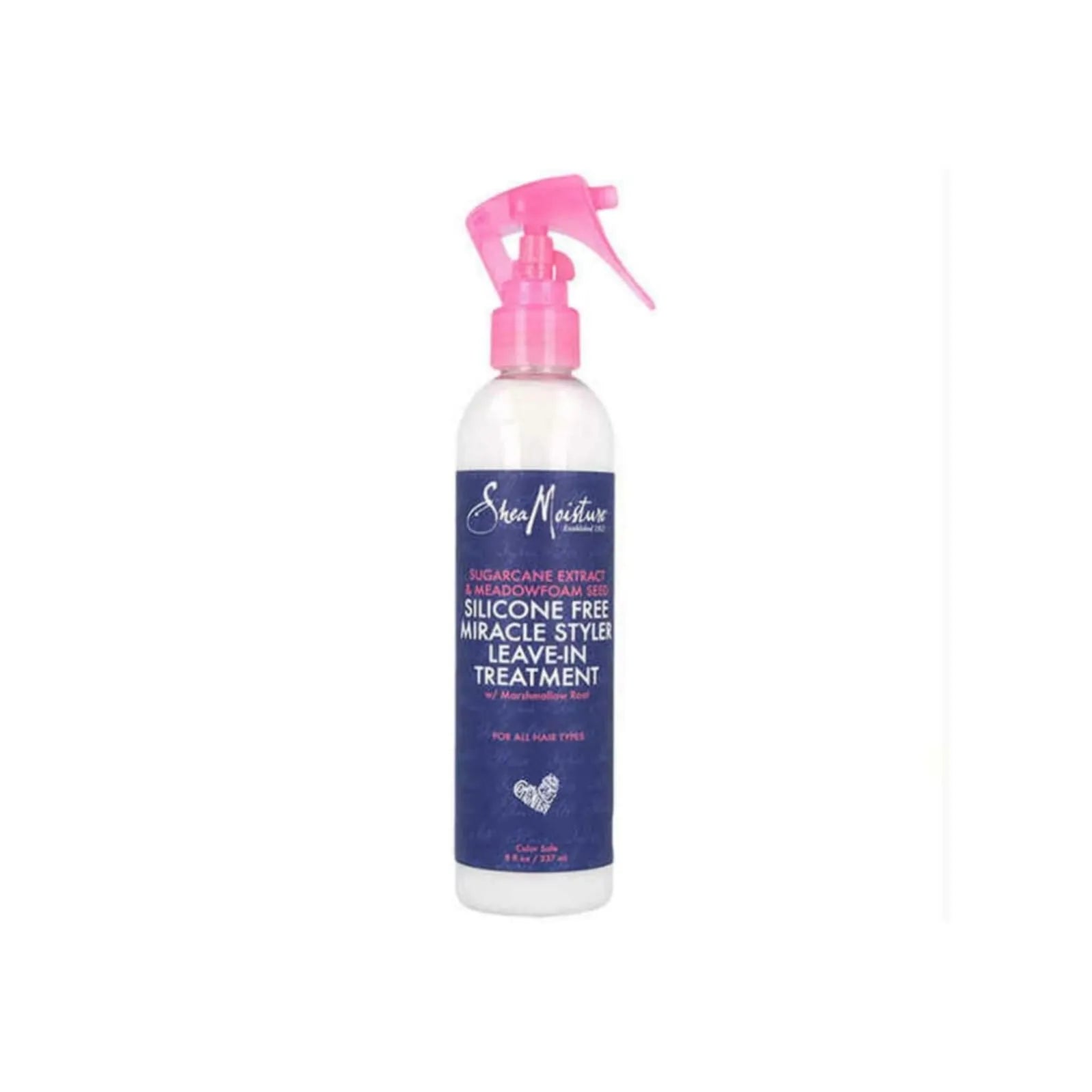 Shea Moisture Silicone Free Miracle Hair Styler Leave In Treatment 237 ml spray bottle for all hair types