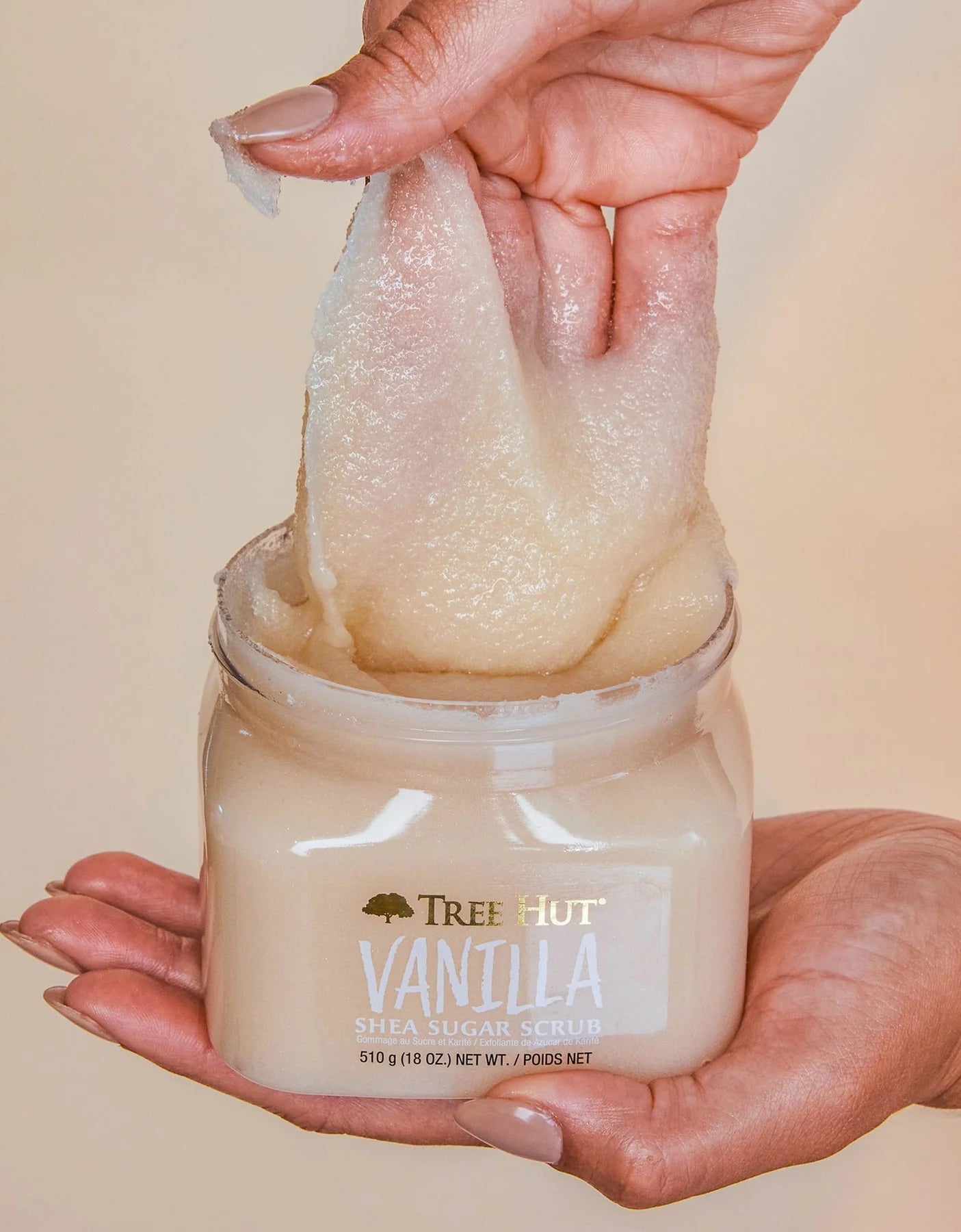 Tree Hut Vanilla Shea Sugar Exfoliating & Hydrating Body Scrub, 18 oz