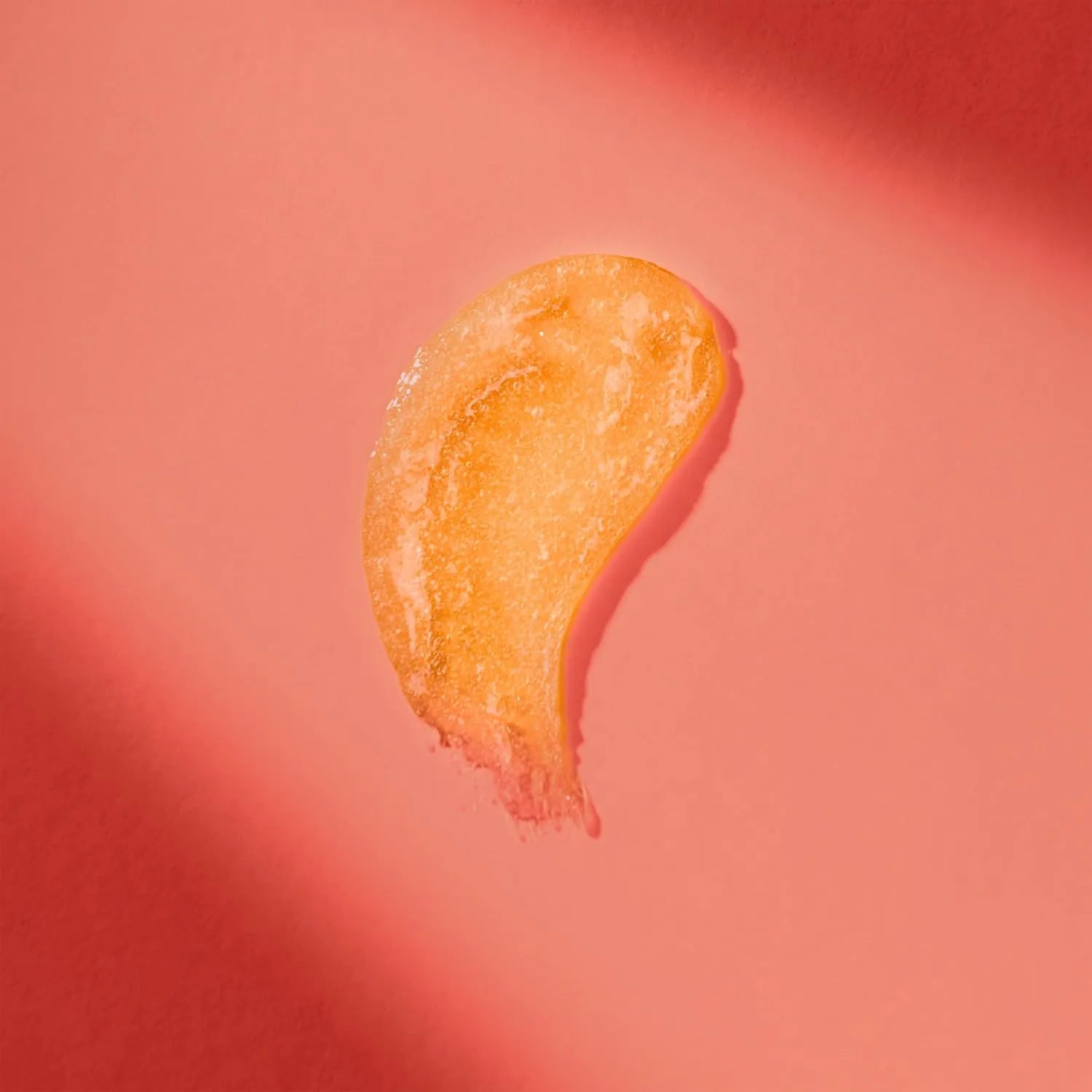 Texture swatch of Tree Hut Sweet Pumpkin Shea Sugar Scrub showing rich exfoliating sugar formula.
